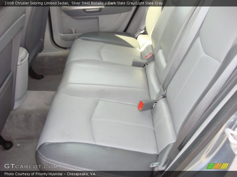  2008 Sebring Limited Sedan Dark Slate Gray/Light Slate Gray Interior
