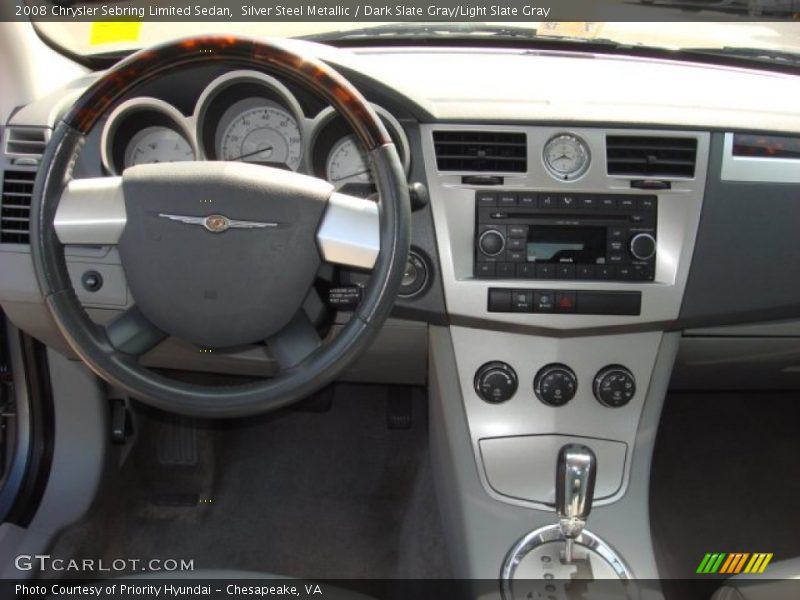 Dashboard of 2008 Sebring Limited Sedan