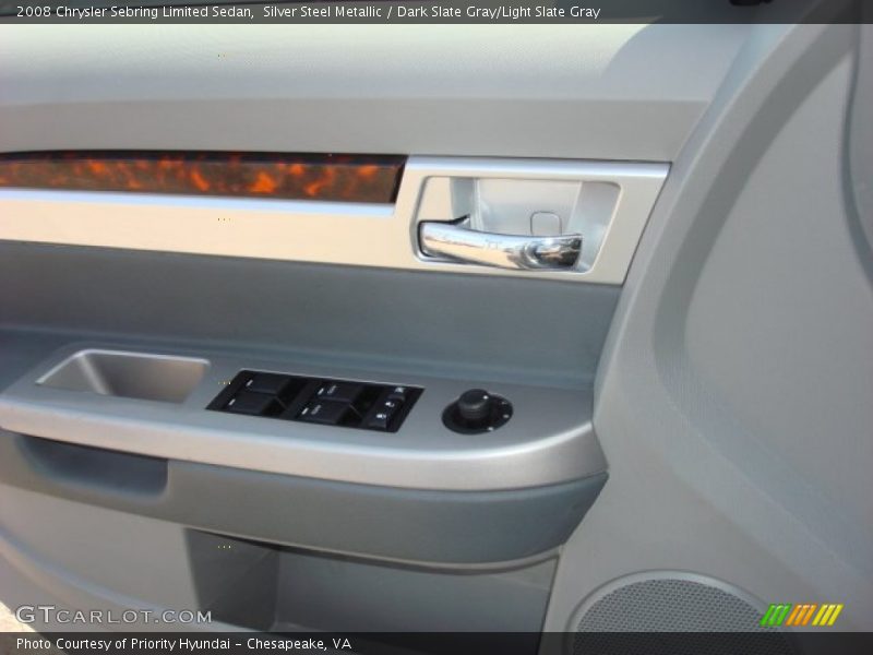 Silver Steel Metallic / Dark Slate Gray/Light Slate Gray 2008 Chrysler Sebring Limited Sedan