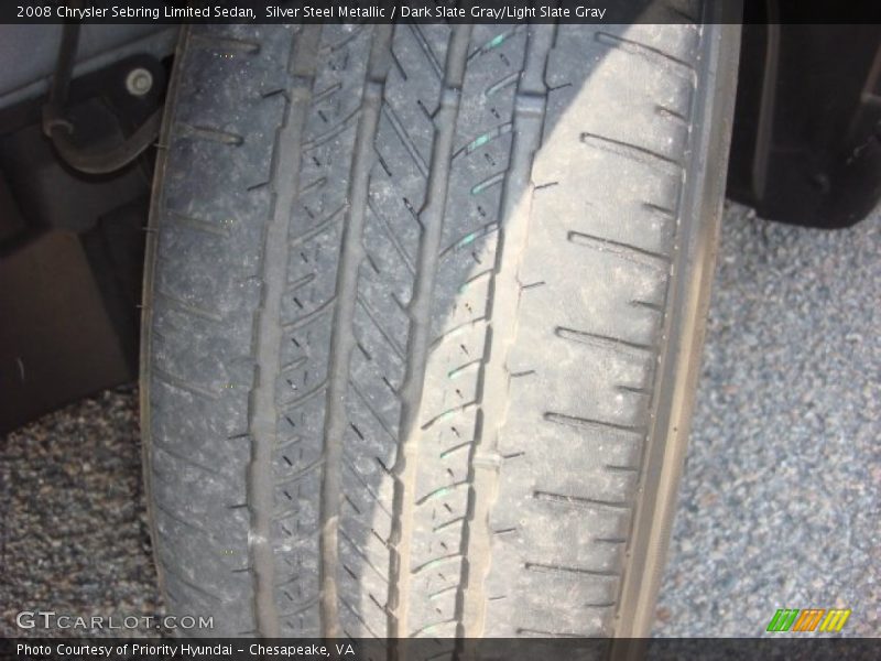 Silver Steel Metallic / Dark Slate Gray/Light Slate Gray 2008 Chrysler Sebring Limited Sedan