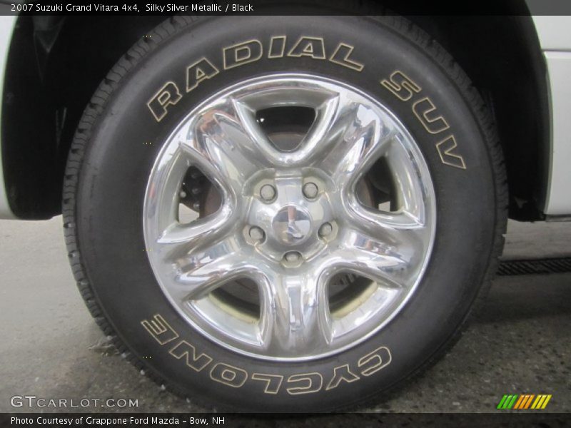 Silky Silver Metallic / Black 2007 Suzuki Grand Vitara 4x4