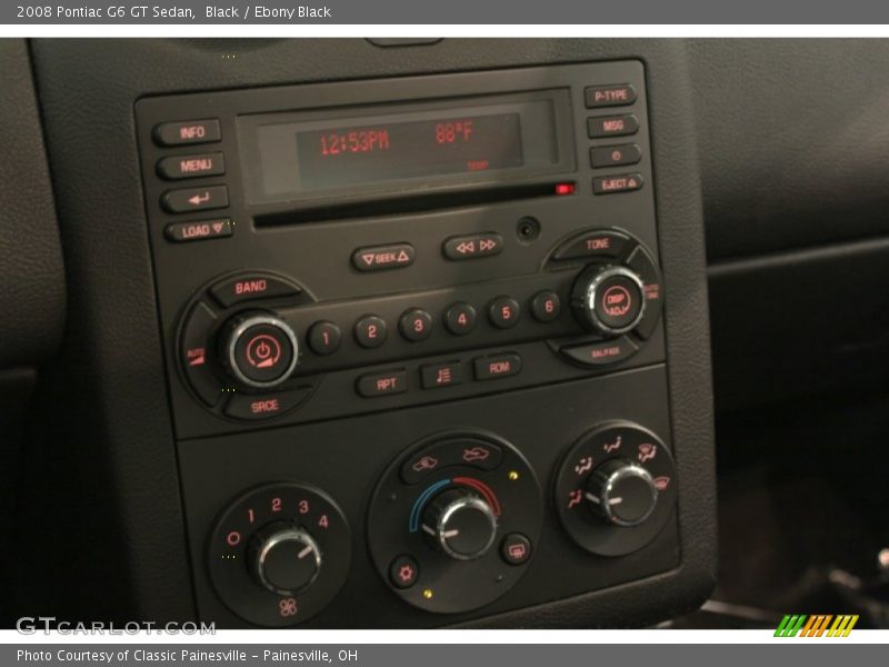 Black / Ebony Black 2008 Pontiac G6 GT Sedan
