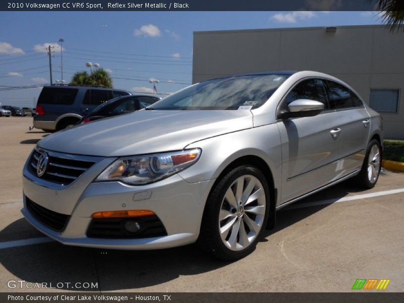 Reflex Silver Metallic / Black 2010 Volkswagen CC VR6 Sport