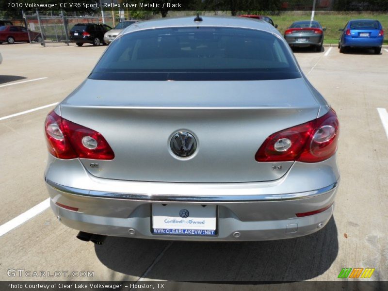 Reflex Silver Metallic / Black 2010 Volkswagen CC VR6 Sport