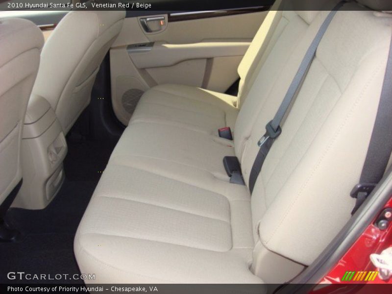 Venetian Red / Beige 2010 Hyundai Santa Fe GLS