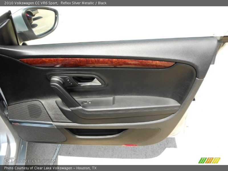 Reflex Silver Metallic / Black 2010 Volkswagen CC VR6 Sport