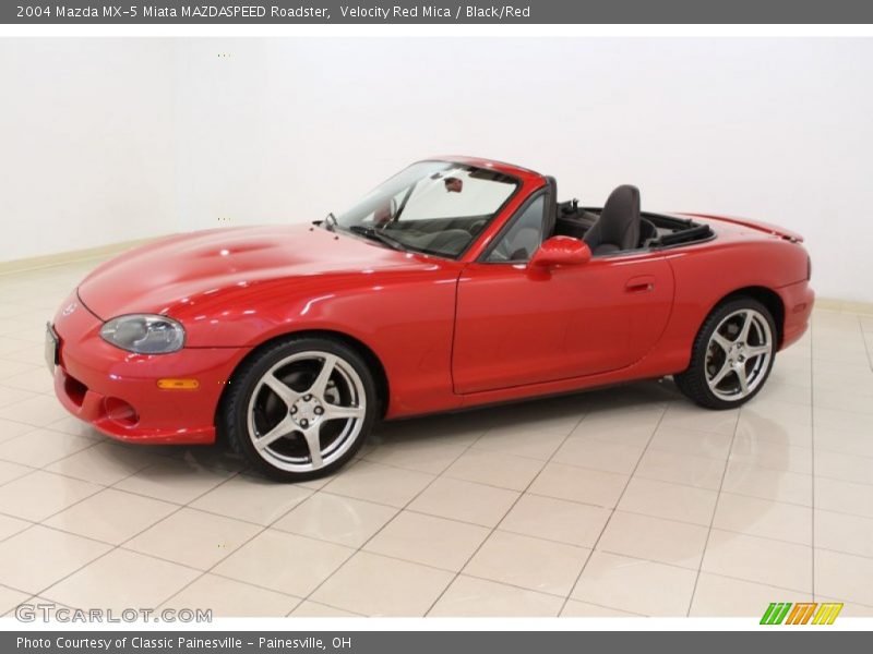 Velocity Red Mica / Black/Red 2004 Mazda MX-5 Miata MAZDASPEED Roadster