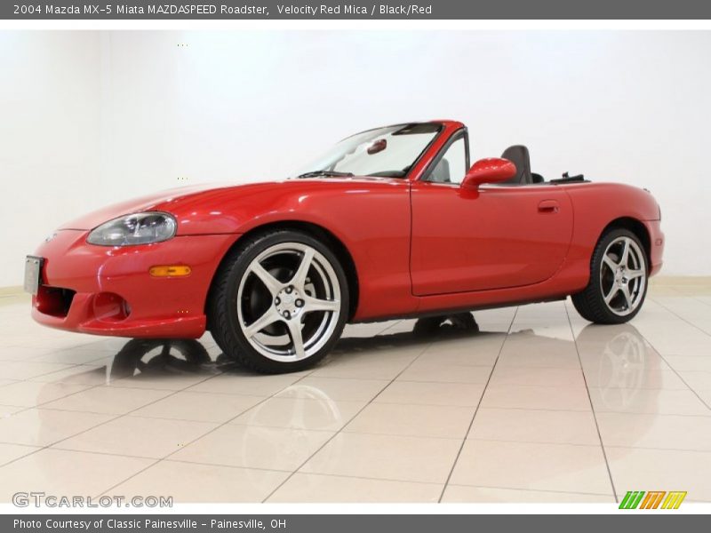 Velocity Red Mica / Black/Red 2004 Mazda MX-5 Miata MAZDASPEED Roadster