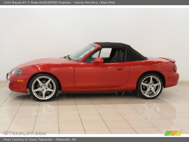 Velocity Red Mica / Black/Red 2004 Mazda MX-5 Miata MAZDASPEED Roadster