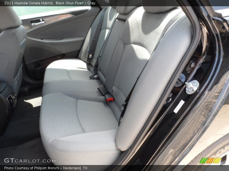  2011 Sonata Hybrid Gray Interior