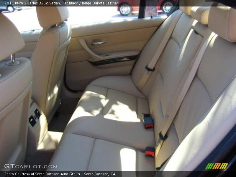 Jet Black / Beige Dakota Leather 2011 BMW 3 Series 335d Sedan