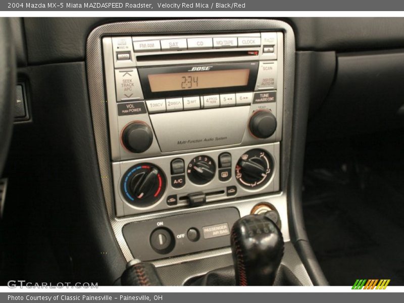Controls of 2004 MX-5 Miata MAZDASPEED Roadster