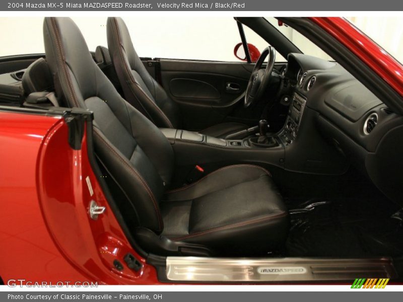  2004 MX-5 Miata MAZDASPEED Roadster Black/Red Interior