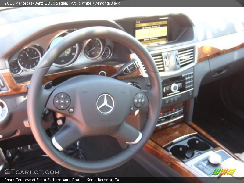 Arctic White / Almond/Black 2011 Mercedes-Benz E 350 Sedan