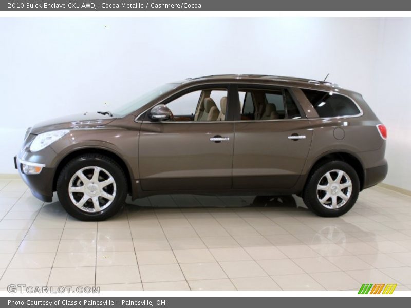 Cocoa Metallic / Cashmere/Cocoa 2010 Buick Enclave CXL AWD