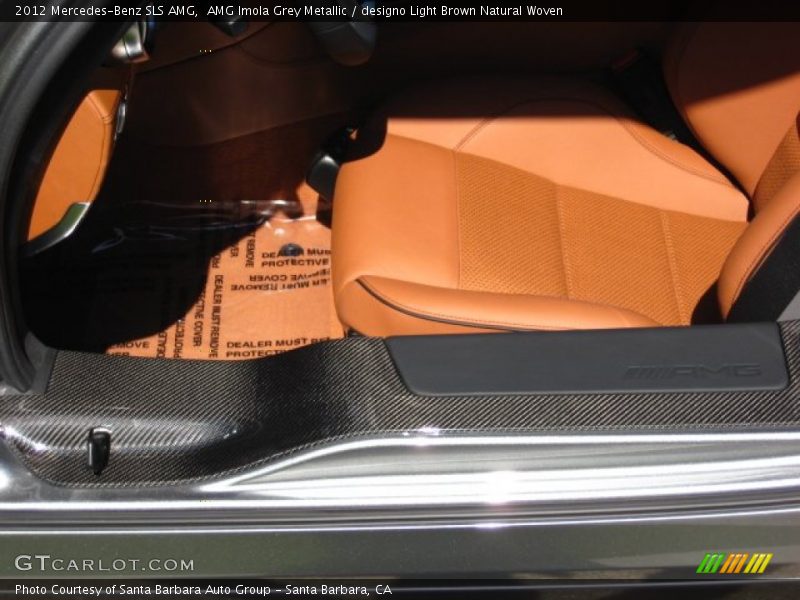  2012 SLS AMG designo Light Brown Natural Woven Interior