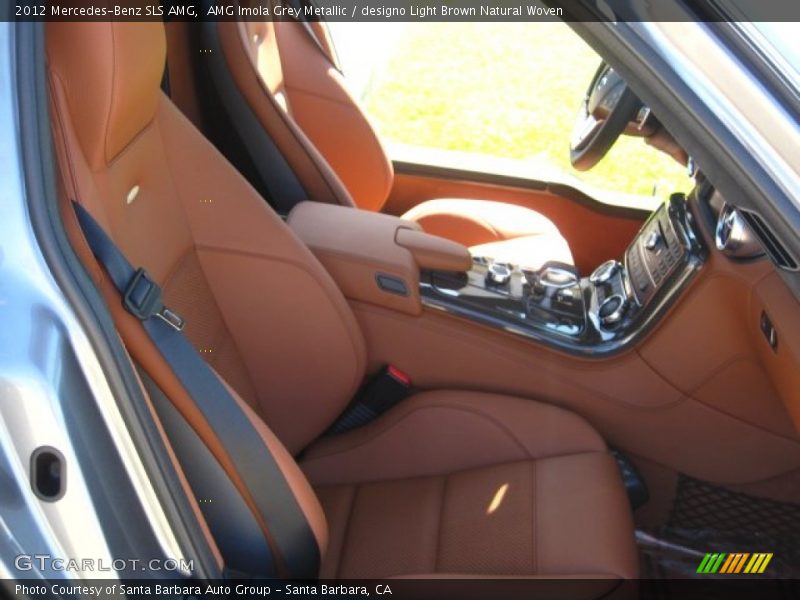  2012 SLS AMG designo Light Brown Natural Woven Interior