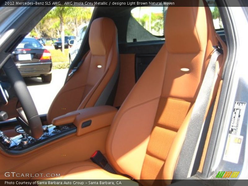  2012 SLS AMG designo Light Brown Natural Woven Interior