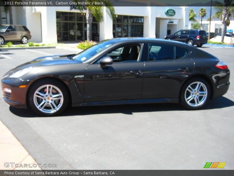 Carbon Grey Metallic / Black 2012 Porsche Panamera V6