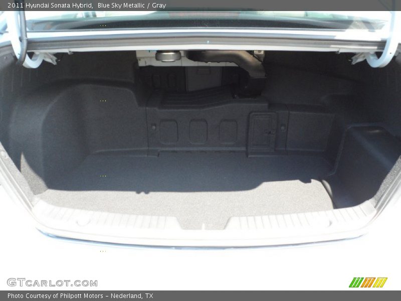 Blue Sky Metallic / Gray 2011 Hyundai Sonata Hybrid