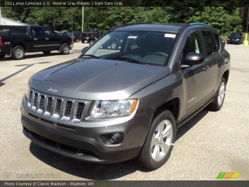Mineral Gray Metallic / Dark Slate Gray 2011 Jeep Compass 2.0