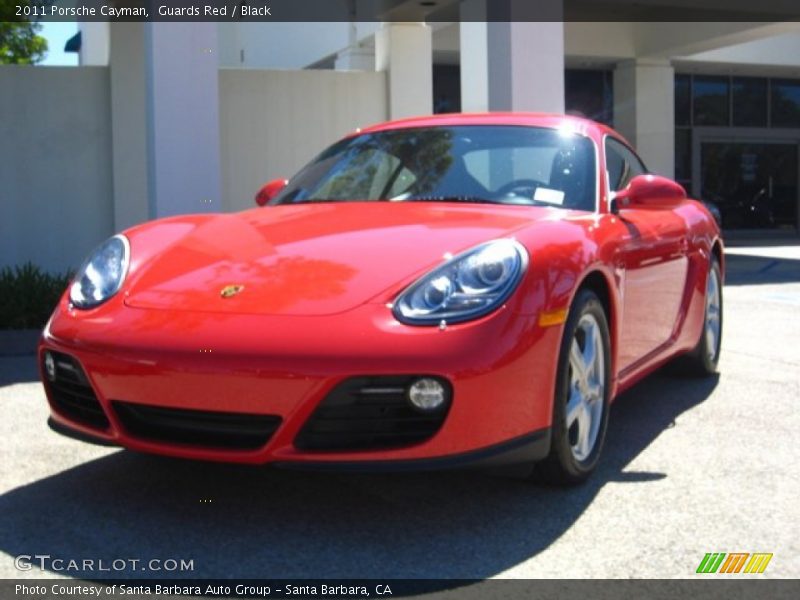 Guards Red / Black 2011 Porsche Cayman