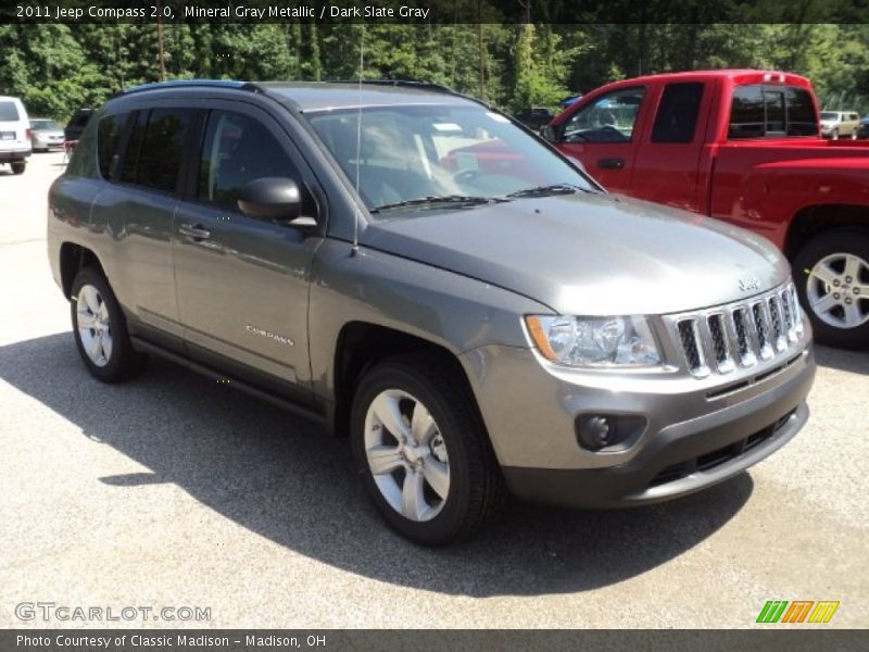 Mineral Gray Metallic / Dark Slate Gray 2011 Jeep Compass 2.0