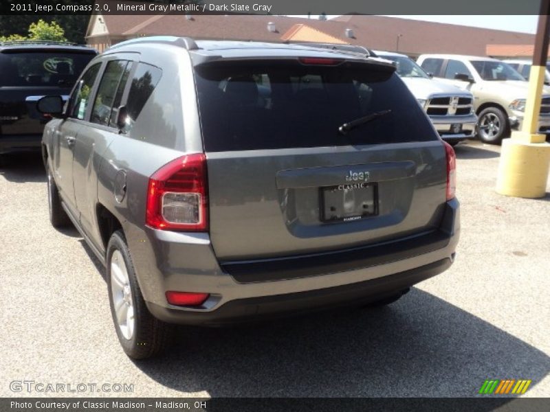 Mineral Gray Metallic / Dark Slate Gray 2011 Jeep Compass 2.0