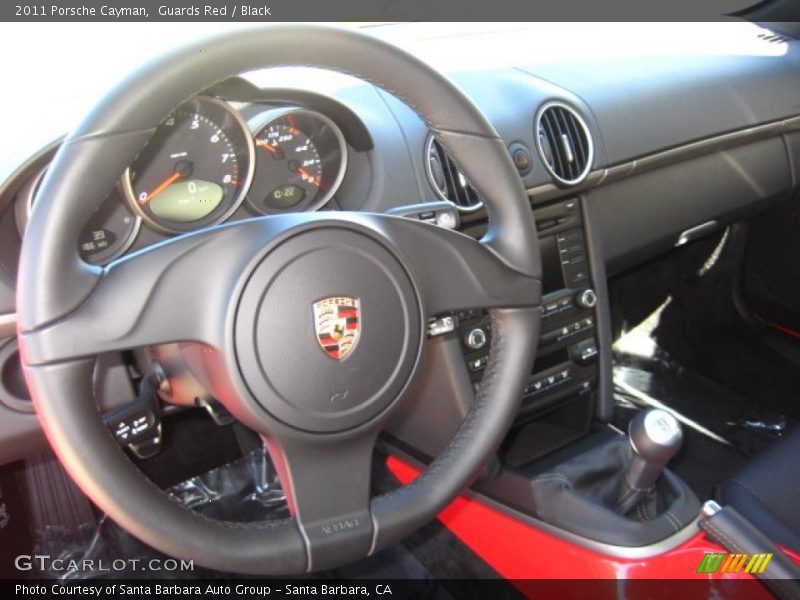 Guards Red / Black 2011 Porsche Cayman
