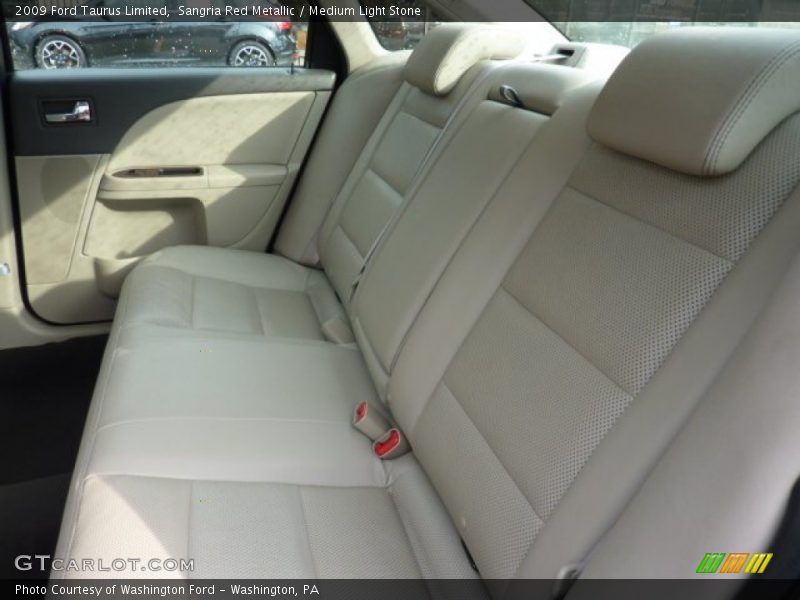 Sangria Red Metallic / Medium Light Stone 2009 Ford Taurus Limited
