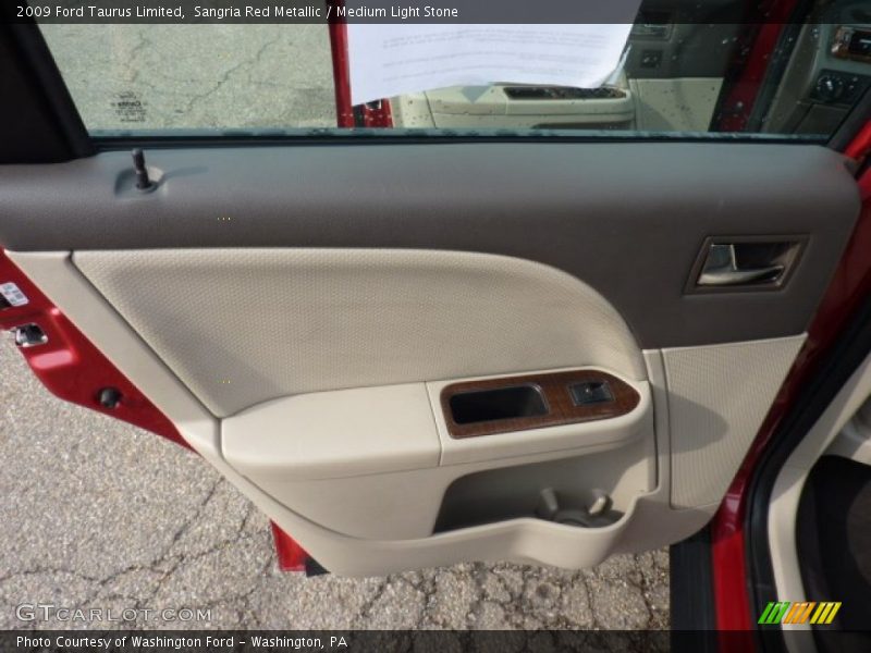 Sangria Red Metallic / Medium Light Stone 2009 Ford Taurus Limited