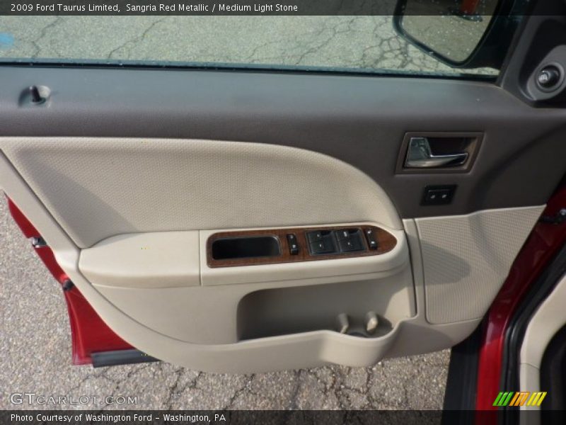 Sangria Red Metallic / Medium Light Stone 2009 Ford Taurus Limited