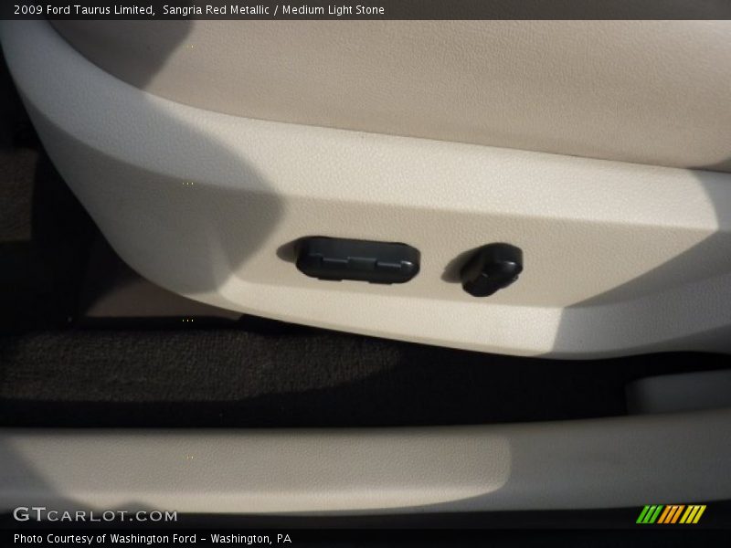 Sangria Red Metallic / Medium Light Stone 2009 Ford Taurus Limited