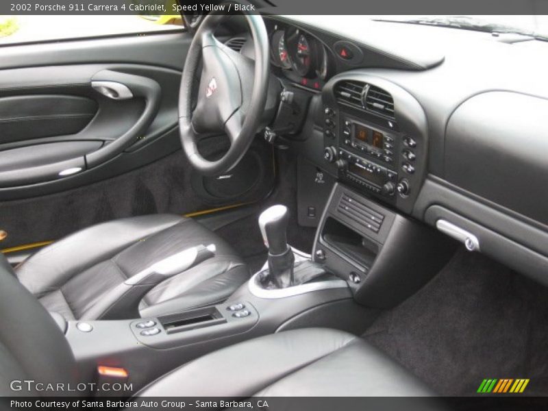  2002 911 Carrera 4 Cabriolet Black Interior