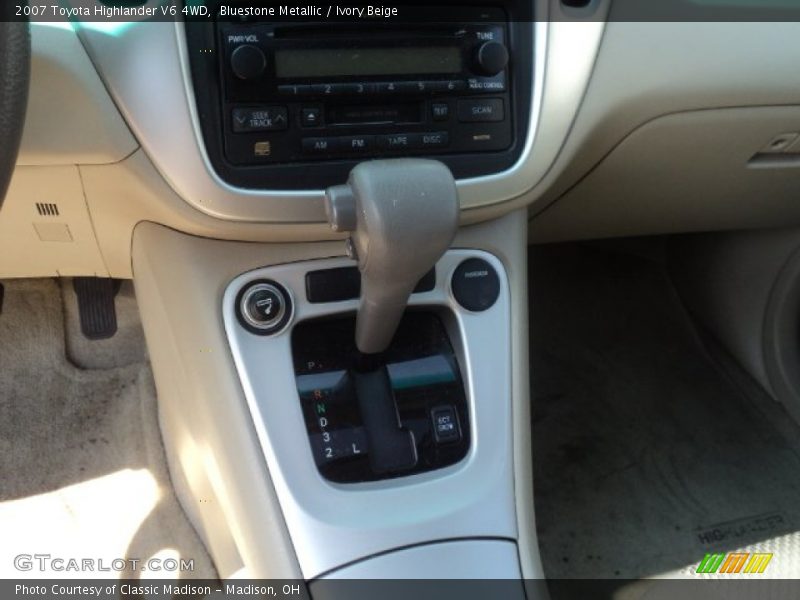 Bluestone Metallic / Ivory Beige 2007 Toyota Highlander V6 4WD