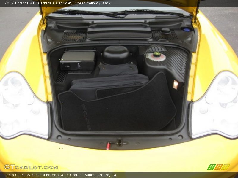 Speed Yellow / Black 2002 Porsche 911 Carrera 4 Cabriolet