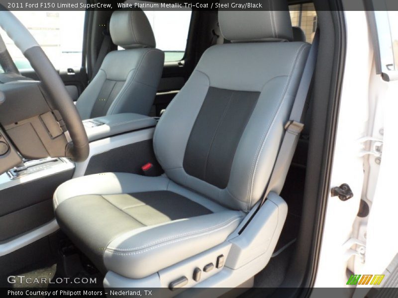  2011 F150 Limited SuperCrew Steel Gray/Black Interior