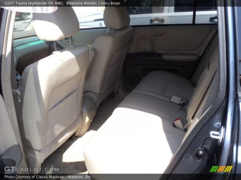 Bluestone Metallic / Ivory Beige 2007 Toyota Highlander V6 4WD