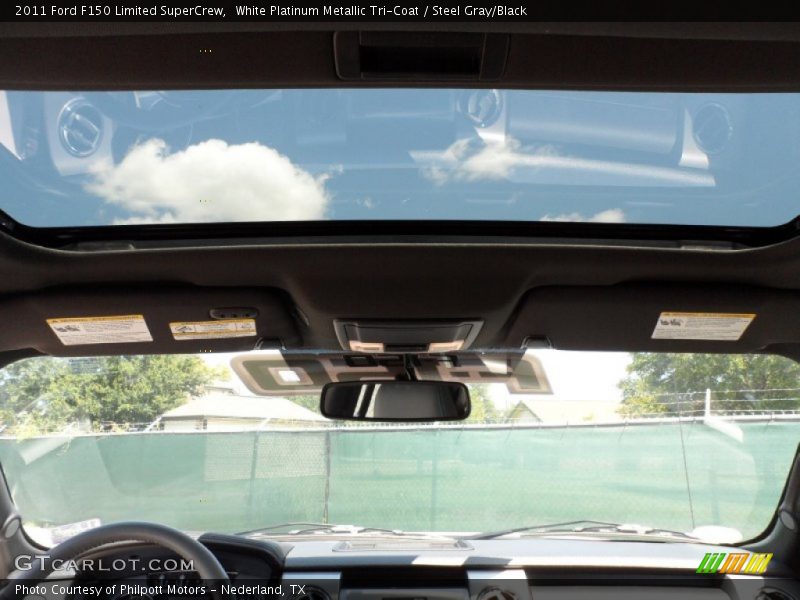 Sunroof of 2011 F150 Limited SuperCrew