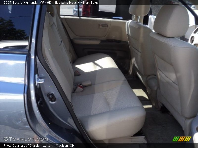 Bluestone Metallic / Ivory Beige 2007 Toyota Highlander V6 4WD