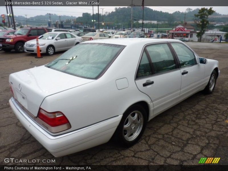 Glacier White / Grey 1999 Mercedes-Benz S 320 Sedan