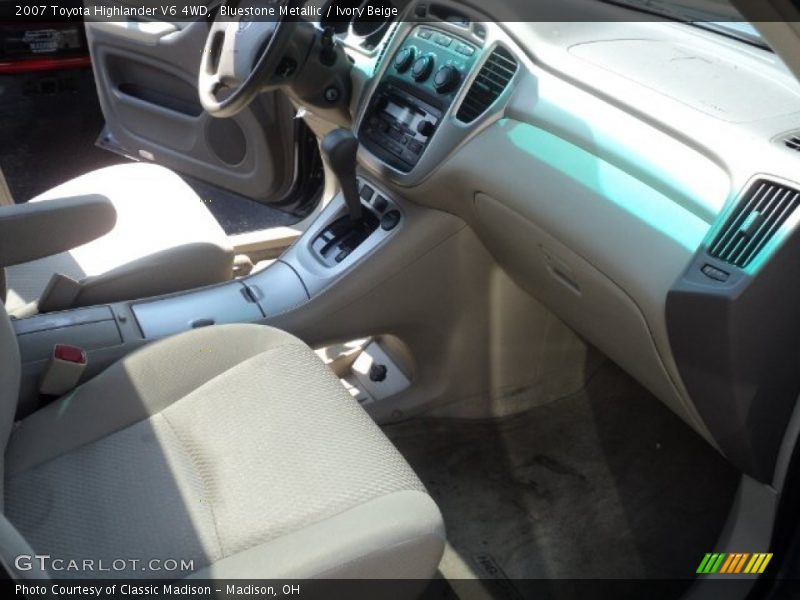 Bluestone Metallic / Ivory Beige 2007 Toyota Highlander V6 4WD