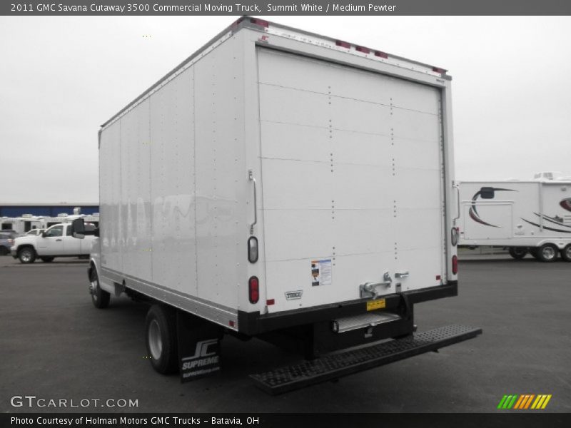  2011 Savana Cutaway 3500 Commercial Moving Truck Summit White