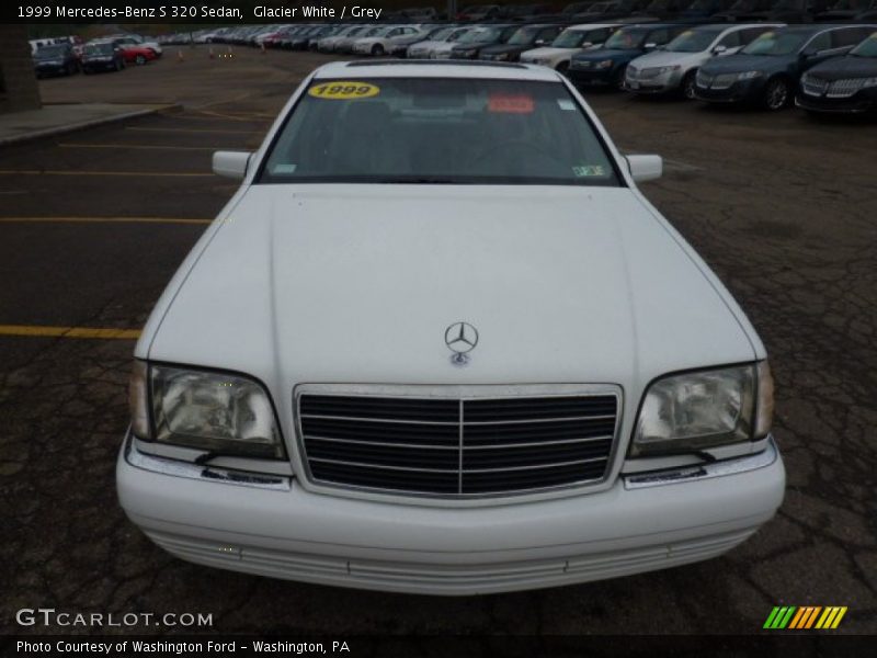 Glacier White / Grey 1999 Mercedes-Benz S 320 Sedan