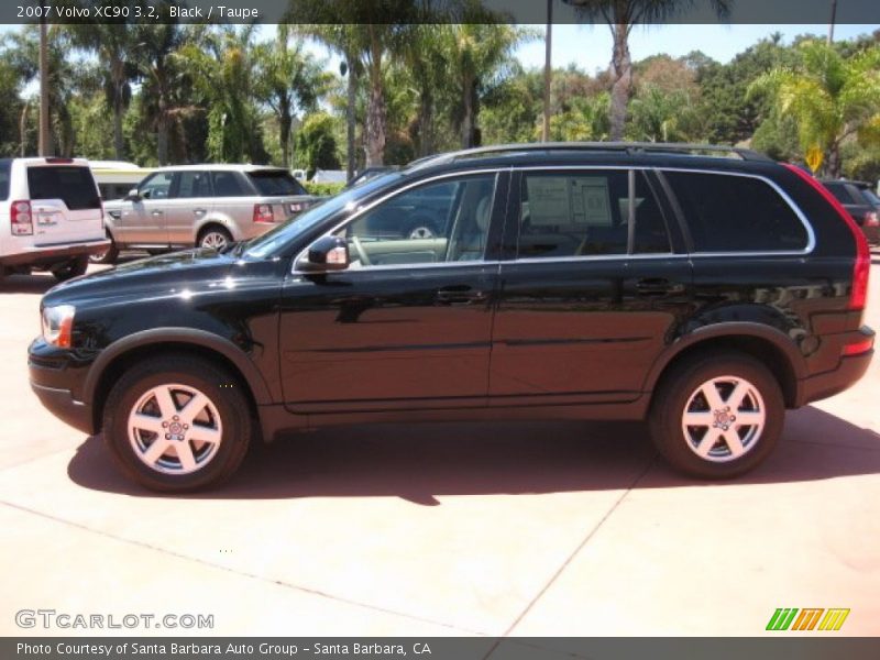 Black / Taupe 2007 Volvo XC90 3.2