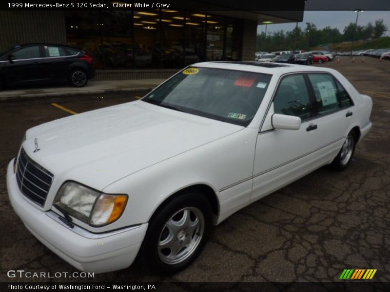 Glacier White / Grey 1999 Mercedes-Benz S 320 Sedan