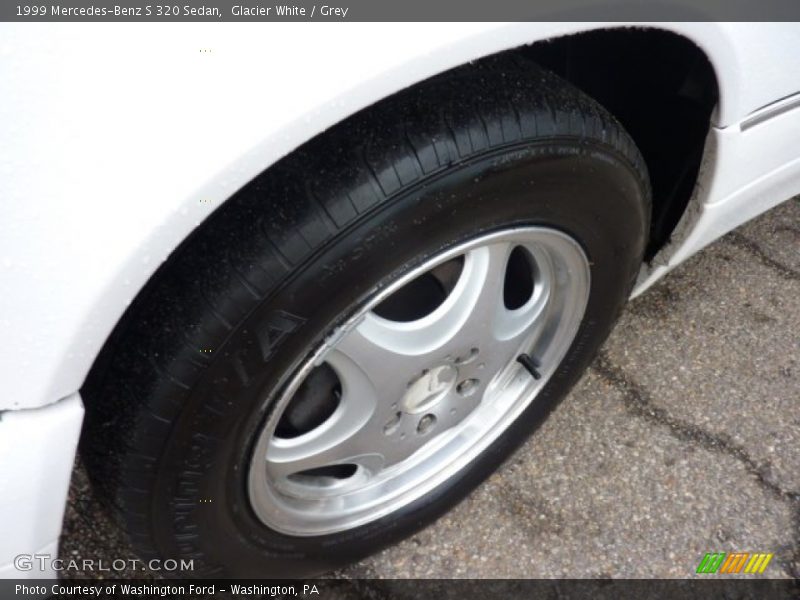 Glacier White / Grey 1999 Mercedes-Benz S 320 Sedan
