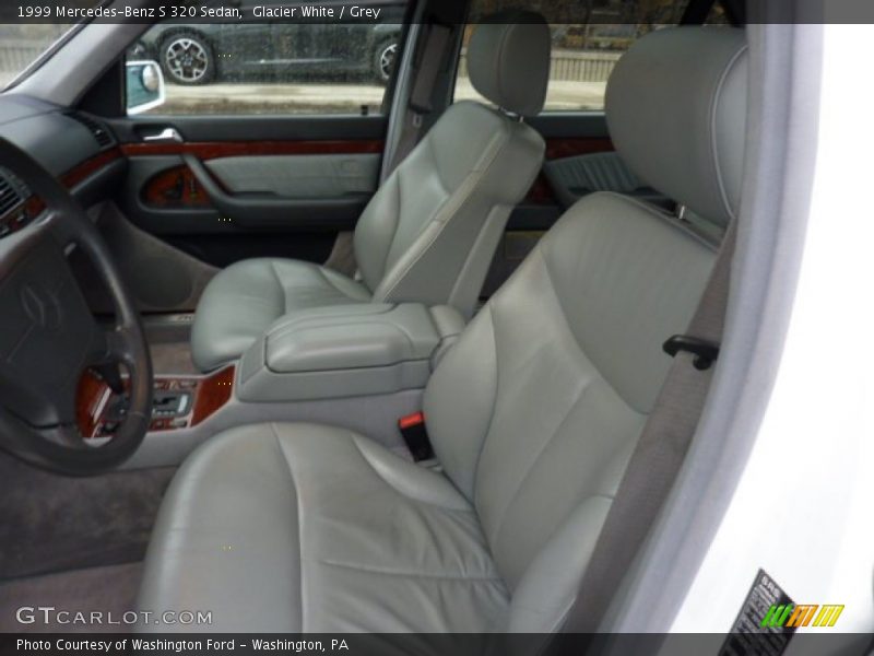 Glacier White / Grey 1999 Mercedes-Benz S 320 Sedan