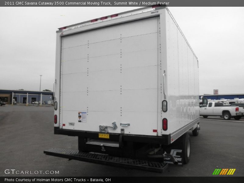 Summit White / Medium Pewter 2011 GMC Savana Cutaway 3500 Commercial Moving Truck