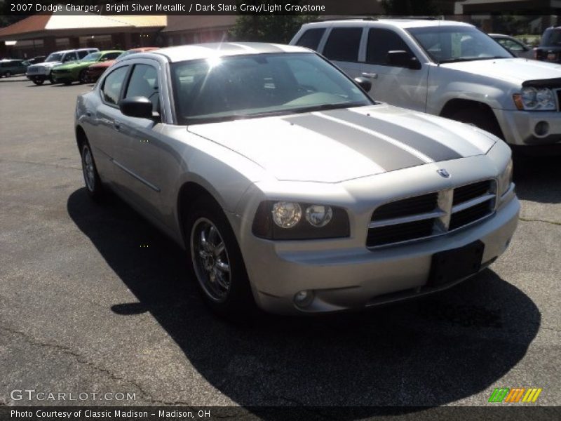 Bright Silver Metallic / Dark Slate Gray/Light Graystone 2007 Dodge Charger